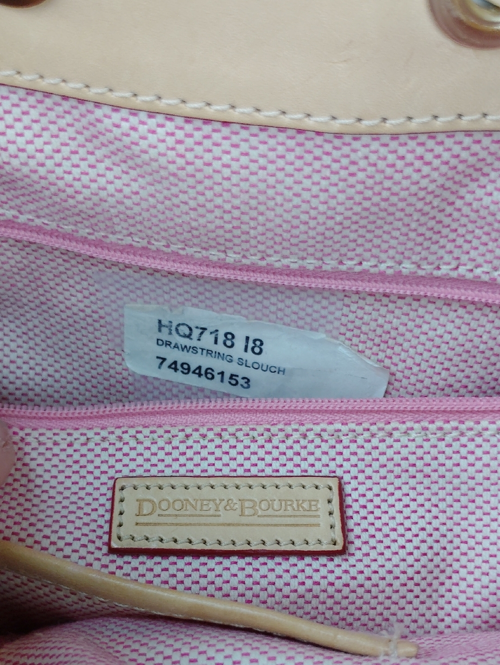 Dooney & Bourke Drawstring Slouch Handbag. - Picture 14 of 16